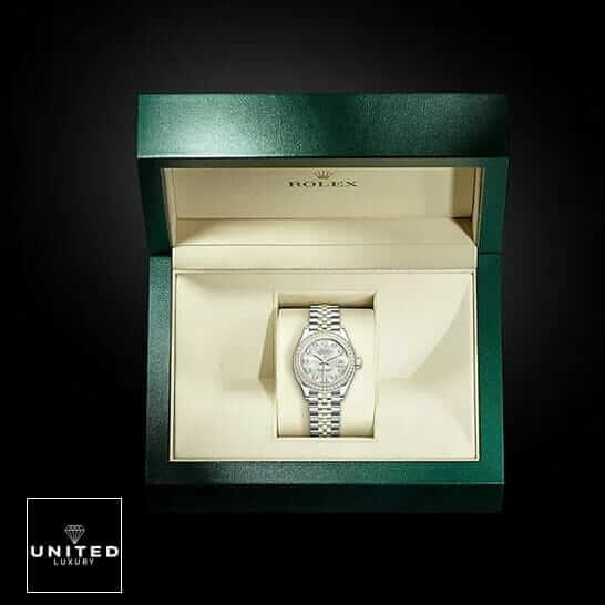 Rolex Lady-Datejust 279383RBR Diamond Bezel Ultra Clone 1:1 rolex 279383rbr replica3 Rolex Datejust 279383RBR Replica rolex in a box