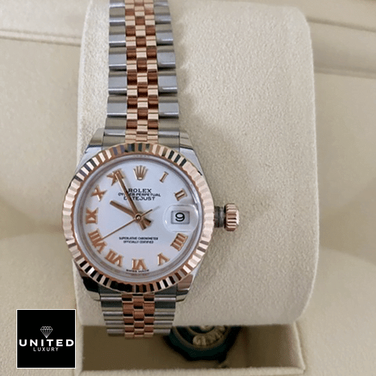 Rolex Lady-Datejust 279171-0021 "Jubilee" First-Class Clone Rolex Datejust 279171 White Dial Romen Numerials Replica
