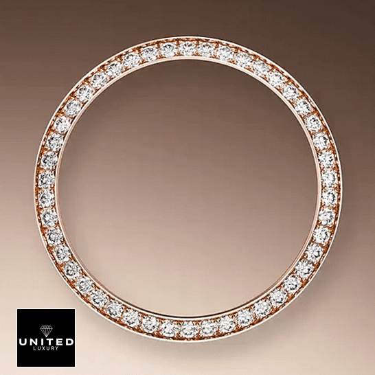 Rolex Lady-Datejust 279381RBR Everose Gold Sundust Diamond High-End Replica 1:1 Rolex Datejust 279381RBR Rose Gold & Diamond Set Bezel Replica