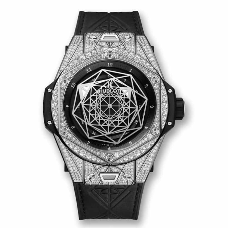 Hublot-Iced-Out-Replica Hublot Big Bang "Iced Out" Diamond 415.NX.1112.VR.1704.MXM17 Masterpiece Clone - Image 1