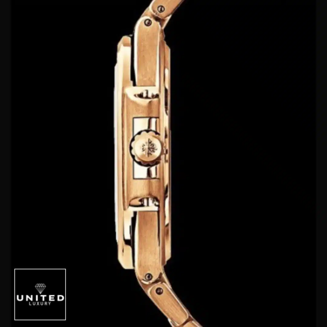 Patek Philippe Nautilus 7011/1R "Rose Gold" Ultra Luxury Clone Yeni Proje 2 27 Patek Philippe Nautilus Rose gold Crown/Pusher