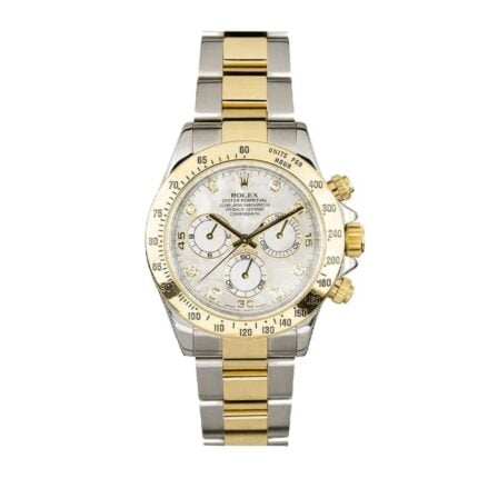Rolex Daytona Two-Tone 116523 "White Dial" Authentic Super Replica