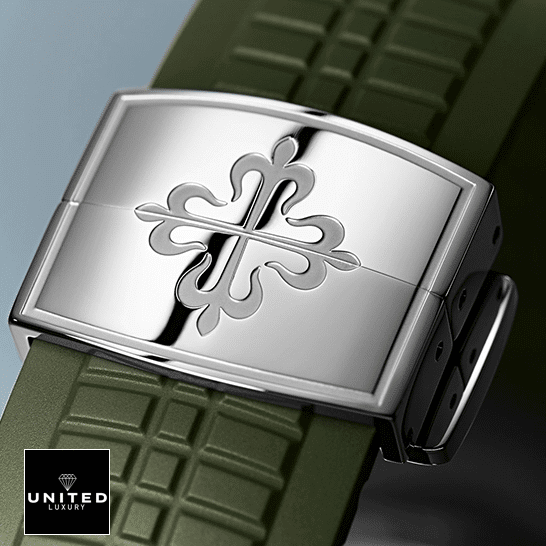 Patek Philippe Aquanaut 5168G "Jumbo" White Gold Deluxe Clone 1:1 patek philippe aquanaut clasp patek_philippe_aquanaut_clasp