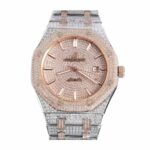 AP Royal Oak Iced Out Two-Tone 15400SR.OO.1220SR.01 Master Replica 1:1