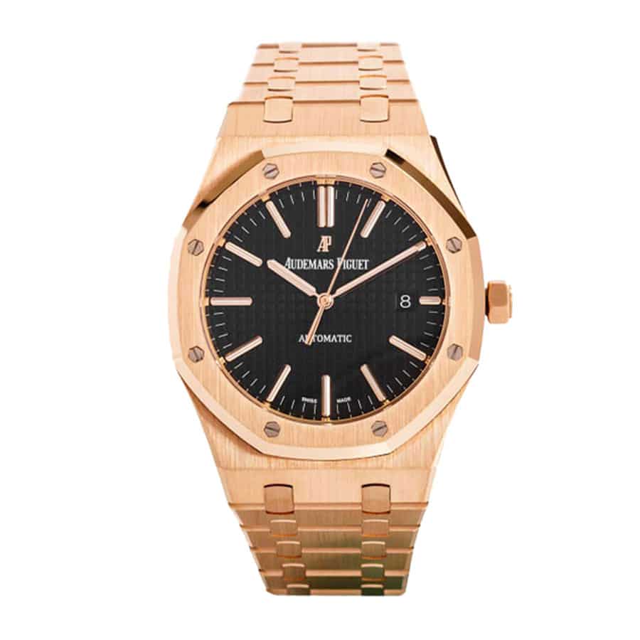 audemars-piguet-royal-oak-15400or-oo-1220or-01-black-dial-replica Audemars Piguet Royal Oak 15400OR.OO.1220OR.01 Perfect Clone Quality - Image 1