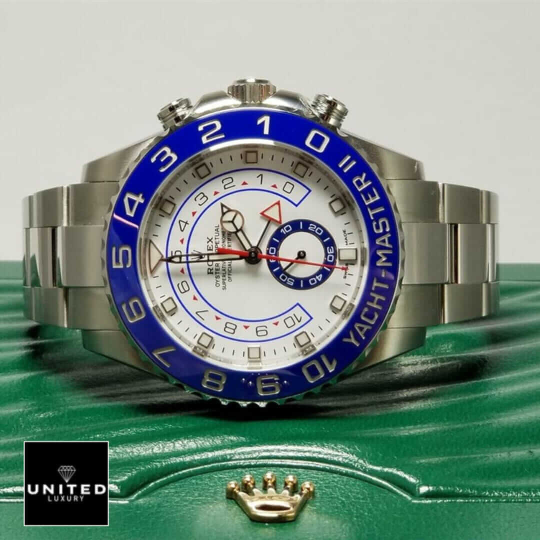 Rolex Yacht-Master II 116680 White Dial High-End Clone Quality Yeni Proje 3 29 Rolex Yacht Master II Oyster Replica on the box