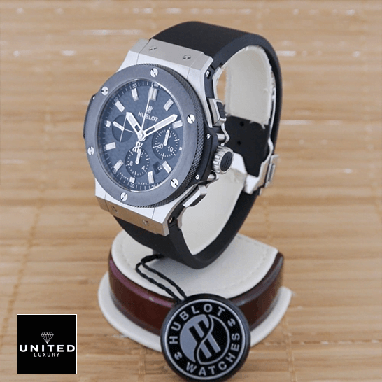 Hublot Big Bang "All Black" Timepiece 301.CI.1770.RX Near Original Replica hublot big bang steel ceramic left301 1 Hublot Big Bang Steel Ceramic Replica on the stand