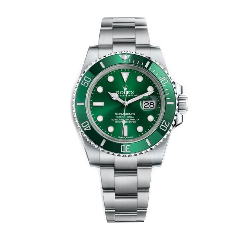 Home rolex submariner hulk 116610lv green dial replica