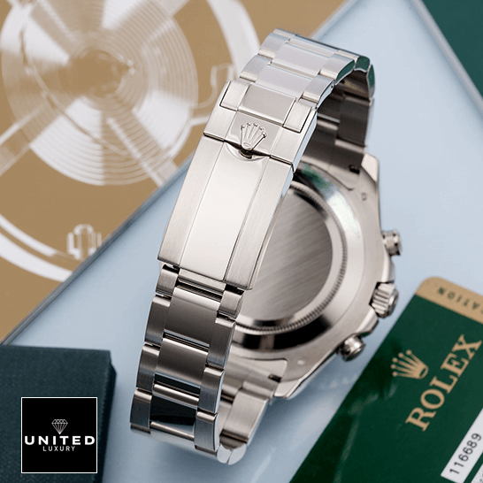 Rolex Yacht-Master II 116689 White Gold 1:1 Master Replica rolex yacht master 116689 0001 replica back Rolex Yacht Master 116689-0001 Replica steel clasp