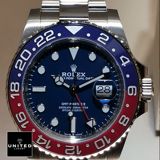 Rolex GMT-Master II 116719BLRO "Pepsi" Authentic Replica Edition rolex gmt master II blue dial amp redblue 116719BLRO Rolex GMT-Master II Blue Dial & Red/Blue Ceramic Bezel 116719BLRO Replica