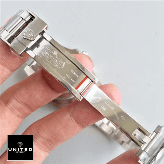 Rolex Submariner Date 116610LV "Hulk" Luxury Clone Quality Rolex Submariner Hulk 116610LV S.Steel Oyster Bracelet Replica open Fold Clasp