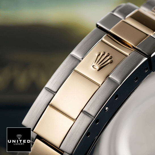 Rolex Submariner Date 16613 "Bluesy" Exclusive Clone Edition rolex submariner man blue Rolex Submariner Date Two Tone Oyster Bracelet Fold Clasp on the Rolex Logo 16613 Replica