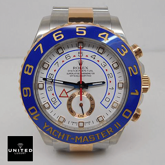 Rolex Yacht-Master II 116621-0002 Two-Tone Timepiece Ultra Precision Replica rolex yacht master 116681 ii man bezzel rolex_yacht-master_116681_ii_man_bezzel