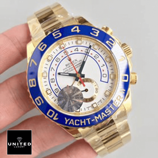Rolex Yacht-Master II 116688 "Yellow Gold" Swiss Super Clone rolex_yacht_master_116688_II_yellow_gold_automatic_dial_oyste_left_man