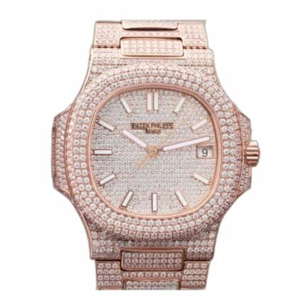 Patek Philippe Nautilus "Iced Out" 5719/10G Exceptional Replica 1:1