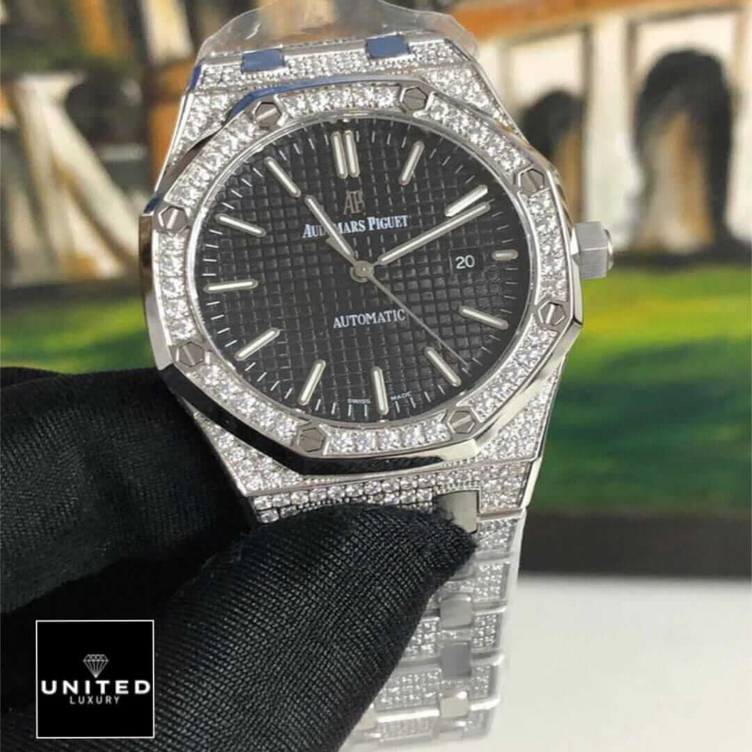 Audemars Piguet Royal Oak "Iced Out" A110BL72 Ultimate Clone Quality Yeni Proje 31 Audemars Piguet Royal Oak "Iced Out" A110BL72 Ultimate Clone Quality Yeni Proje 31