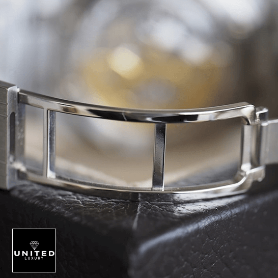 Audemars Piguet Royal Oak 14802ST "Jubilee" Near Original Replica audemars piguet royal oak selfwindina back Audemars Piguet Royal Oak Steel Clasp Replica opened clasp