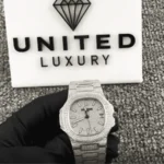 Patek Philippe Nautilus "Iced Out" 5719/10G Authentic Copy 1:1 - Image 3