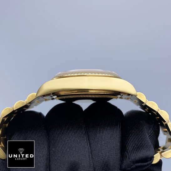 Rolex Datejust "Ivory Dial" 228239 High-End Clone Quality 1 11 Rolex Day-Date 40 228239 Replica Left Side