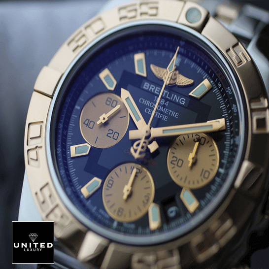 Breitling Chronomat B01 CB0110121C1C1 "Super Chronomat" Super Clone Quality breitling_chronomat_44_blue_dial_cB0110121C1C1_replica_gold_unitedluxurynet
