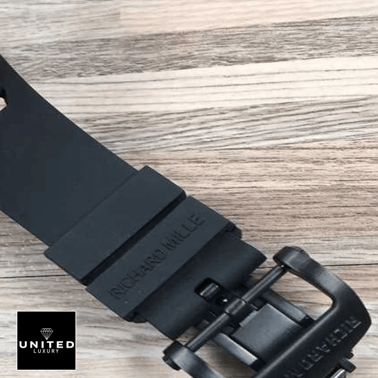 Richard Mille RM 11-03 "Carbon NTPT" Mirror Replica 1:1 richard mille rM11 Richard Mille RM11-03 Black Rubber Bracelet Replica steel clasp