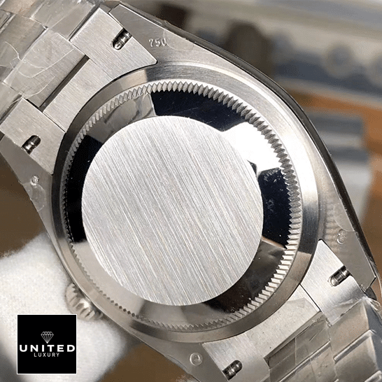 Rolex Day-Date 128239 "Blue Diamond Dial" High Fidelity Replica Rolex Day-Date 36 7118-1200R-01 Replica Stainless Steel Case