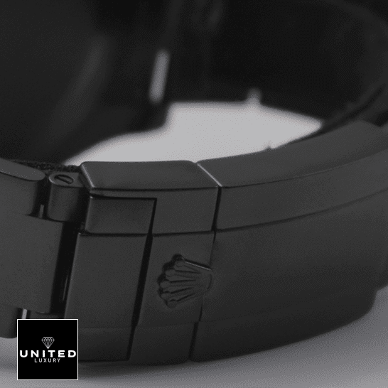 Rolex Yacht-Master 116622 "Titan Black" Ultra Accurate Clone Rolex Yacht Master Triple Red Titan Replica clasp on the rolex logo