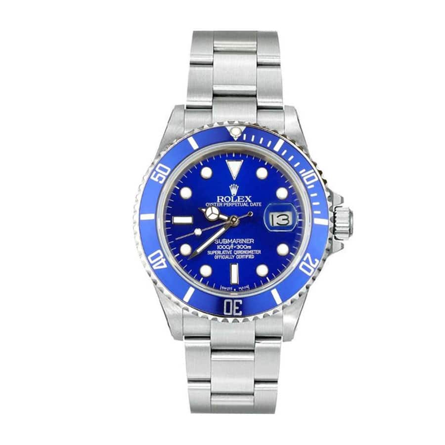 rolex-submariner-blue-dial-116619-replica Rolex Submariner Date 116619 "Smurf" Perfect Duplicate Edition - Image 1