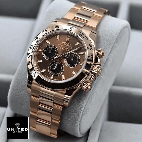 Rolex Cosmograph Daytona 116505 "Chocolate Dial" Premium Clone Edition Rolex Daytona Brown Dial 116505-0013 S.Steel Oyster Replica