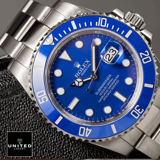 Rolex Submariner Date 116619 "Smurf" Perfect Duplicate Edition Rolex Submariner Blue Dial 116619lb-0001 S.Steel Oyster Replica