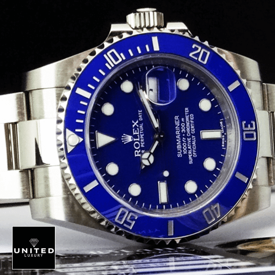 Rolex Submariner Date 116619 "Smurf" Perfect Duplicate Edition rolex_submariner_blue_dial_116619_oyster_man