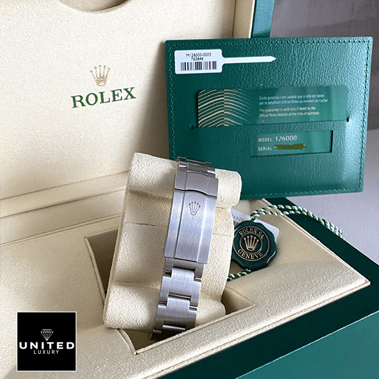 Rolex Datejust 134300 Oyster Perpetual "Pistachio Dial" Ultra Clone 1:1 Rolex Oyster Perpetual 126000 Stainless Steel Oyster Bracelet Replica& Guarantee Card in the Green Rolex Box