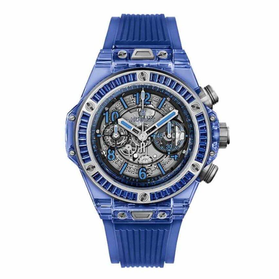 Hublot-Sapphire-Replica Hublot Big Bang Unico Sapphire 411.JX.4802.RT "Transparent Case" Collector’s Replica - Image 1