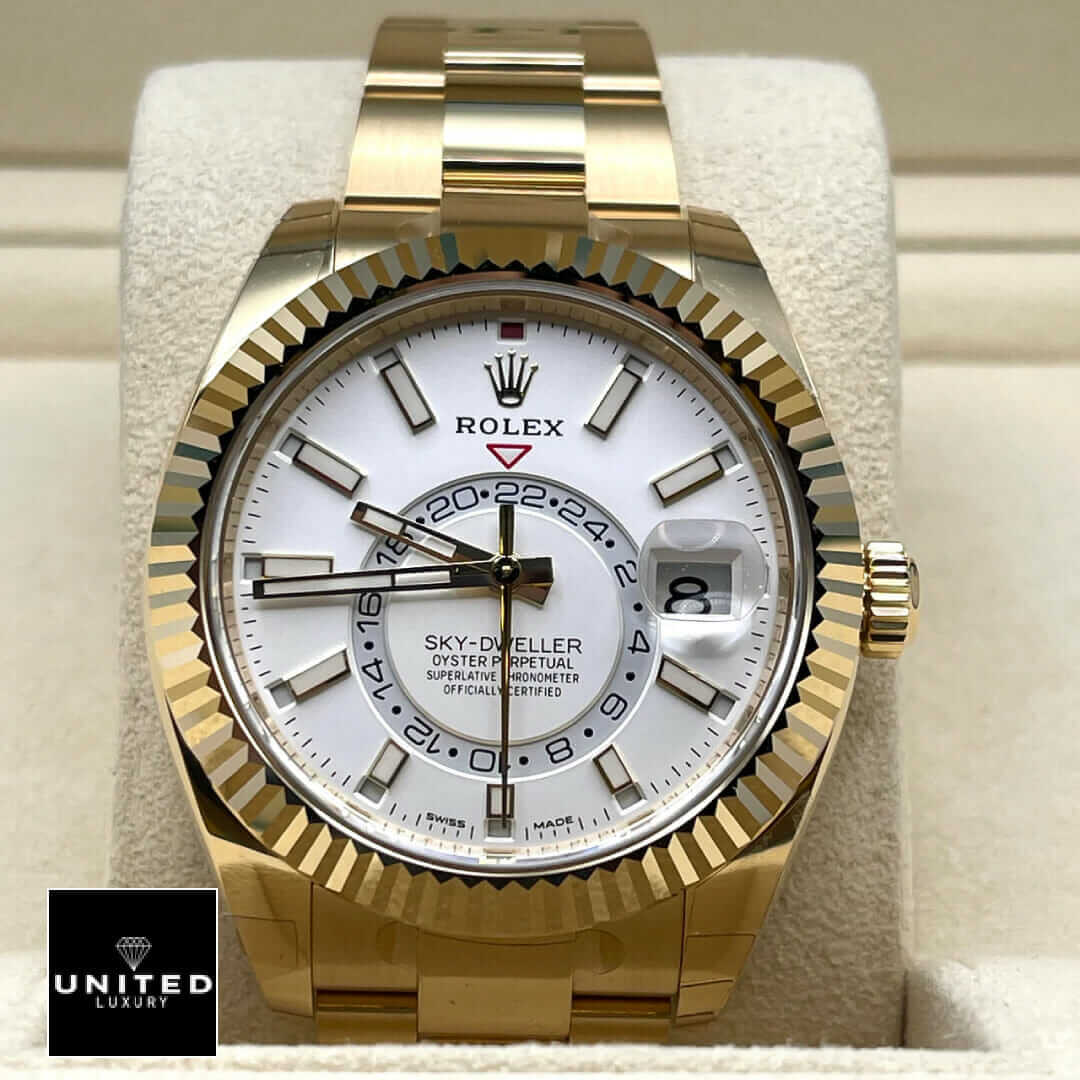 Rolex Sky-Dweller 326938 "Yellow Gold" High-End Replica 1:1 Yeni Proje kopyasi 1 Rolex Sky-Dweller 326938 "Yellow Gold" High-End Replica 1:1 Yeni Proje kopyasi 1