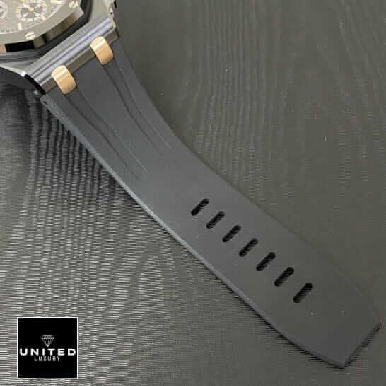 Audemars Piguet Royal Oak Offshore Chronograph 26415CE.OO.A002CA.01 "Black Ceramic" Mirror Replica 1:1 ap pride of germany replica rubber Audemars Piguet Royal Oak Offshore 26406FR.OO.A002CA.01 Replica Black Rubber Bracelet