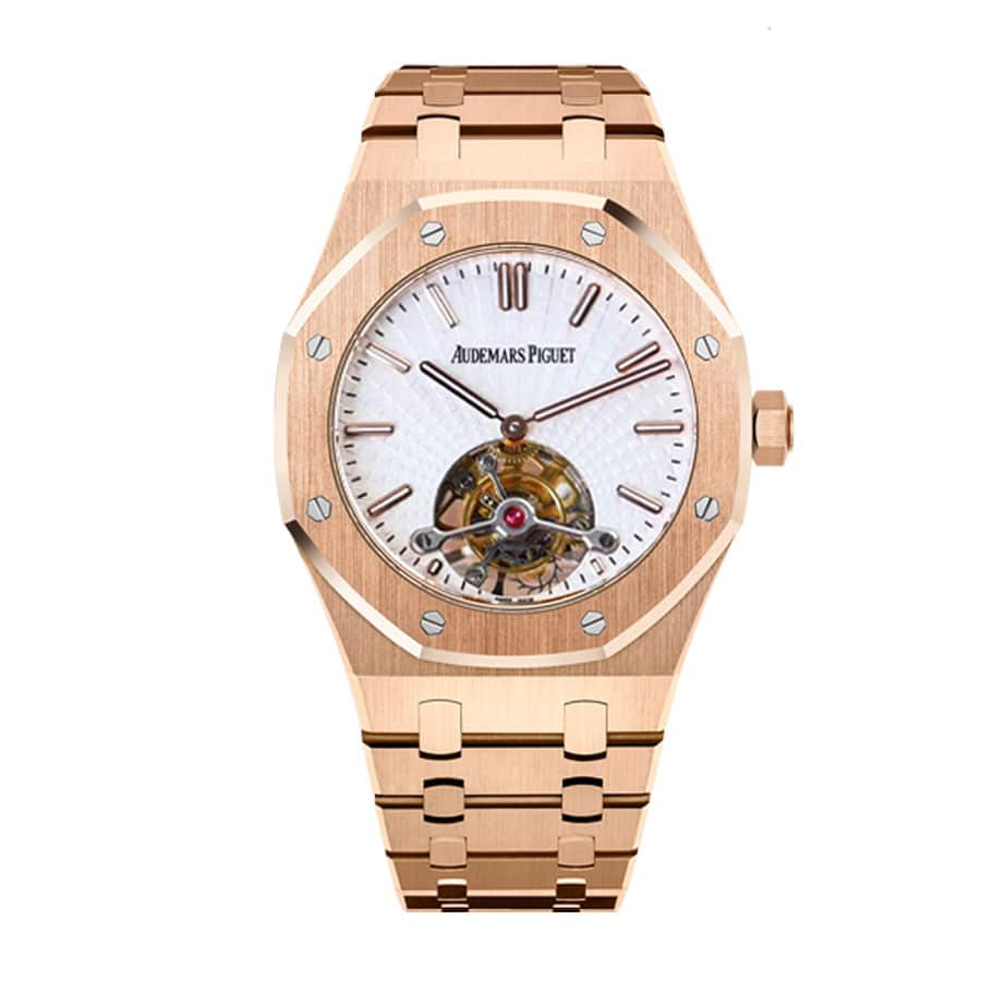 audemars-piguet-royal-oak-tourbillon-white-dial-20180803ap004-replica-1 Audemars Piguet Royal Oak Tourbillon 26522ST "Skeleton Dial" Luxury Clone Quality - Image 1
