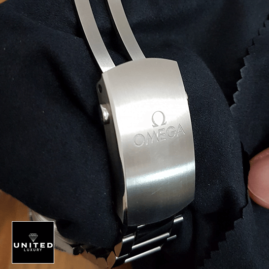 Omega Seamaster "Spectre" 233.32.41.21.01.001 "NATO Strap" Super Accurate Clone Omega Seamaster Stainless Steel Replica opened clasp