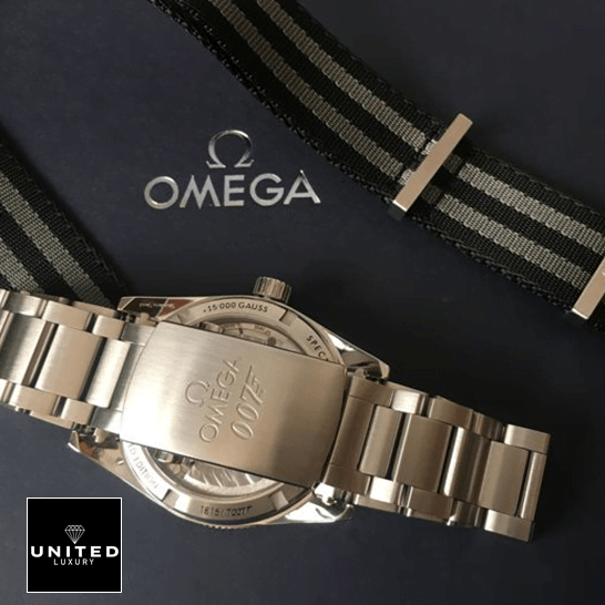 Omega Seamaster 30 Spectre Stainless Steel 233.32.41.21 Replica blue background