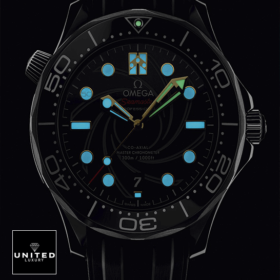 Omega Seamaster Aqua Terra 220.10.41.21.03.001 "Master Chronometer" Ultra Accurate Clone Omega Seamaster Black Crown / Push Button Replica dial phosphor