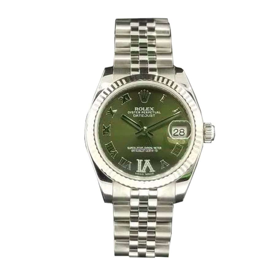 rolex-datejust-220239-stainless-steel-green-roman-dial-replica Rolex Datejust 126333 "Two-Tone" Mirror Clone Quality - Image 1