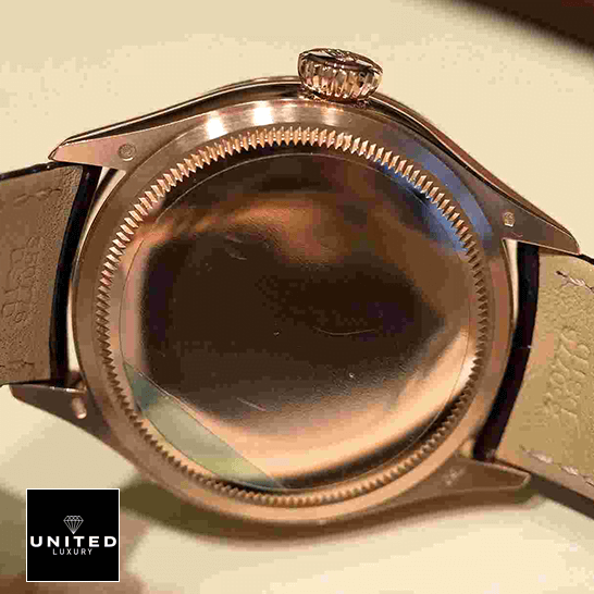 Rolex Cellini Moonphase 50535 "White Dial" Supreme Copy 1:1 Rolex Cellini Stainless Steel Case Replica upside view