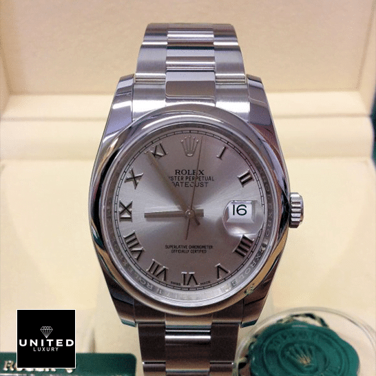 Rolex Datejust 36 Perpetual 116200 stainless steel case and bezel Replica in the box