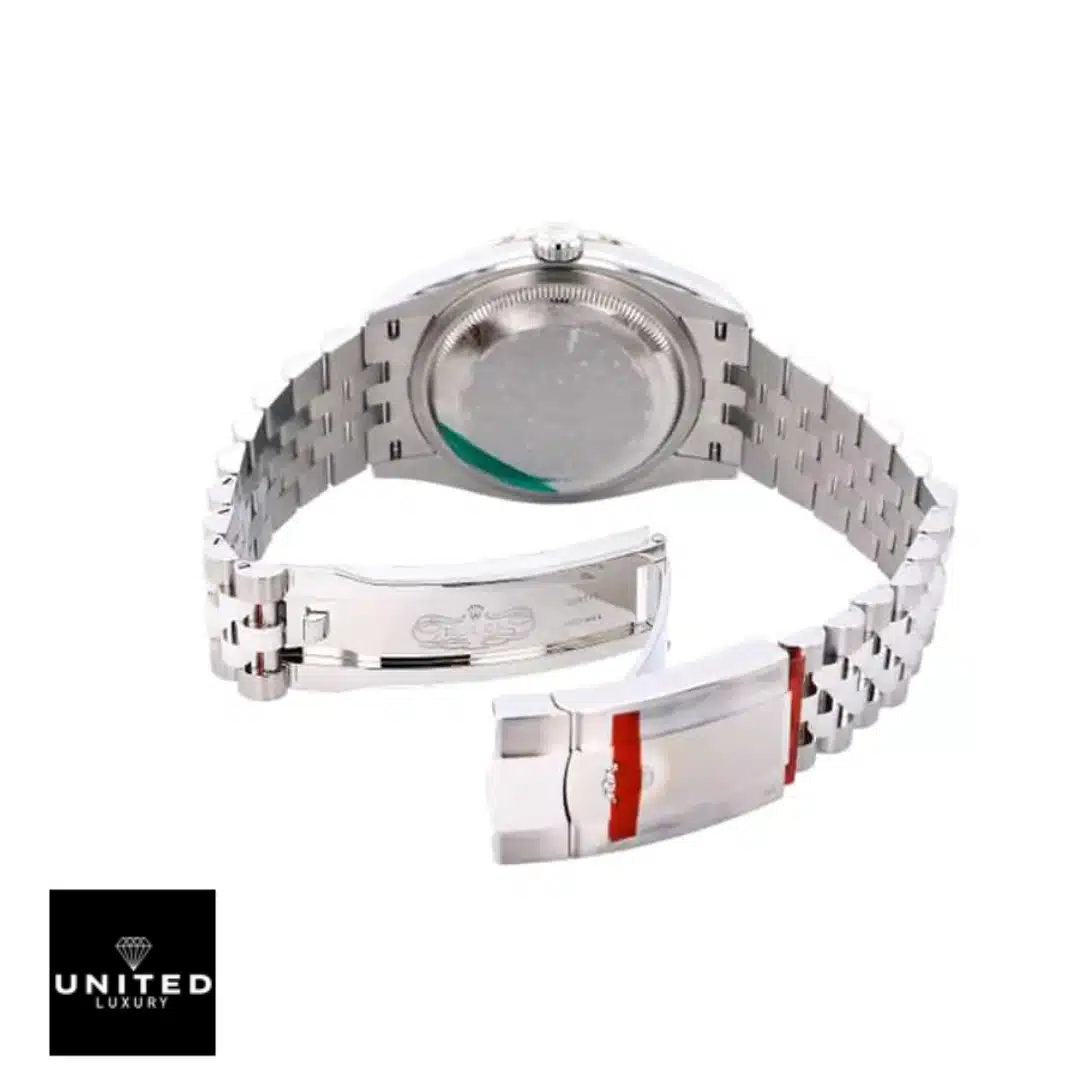 Rolex Datejust 126284RBR "White Roman Dial" Ultra Luxury Clone Yeni Proje 3 19 Rolex Datejust stainless steel clasp jubilee