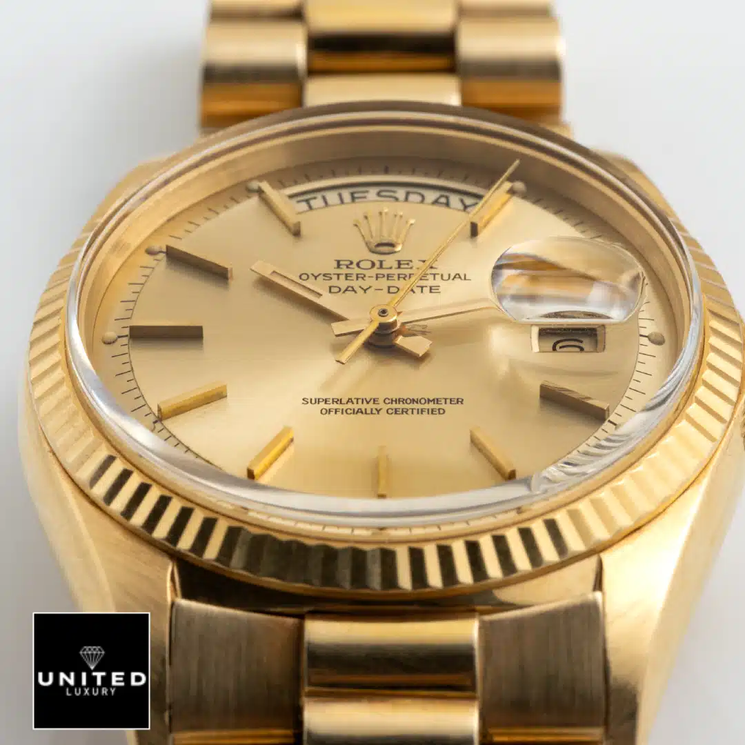 Rolex Day-Date 228238 "Yellow Gold" Precision Duplicate 1:1 Yeni Proje 3 6 Rolex Day-Date 40 228238-0003 Champagne Dial Stick Indices Replica