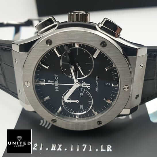 Hublot Classic Fusion 521.NX.7071.LR "Racing Grey" First-Class Clone hublot leather strap replica 6 Hublot 521.NX.1171.RX Classic Fusion Black Dial Steel Bezel Replica push button