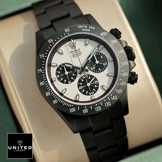 Rolex Blaken Cosmograph Daytona White Dial Paul Newman 116710LN Replica