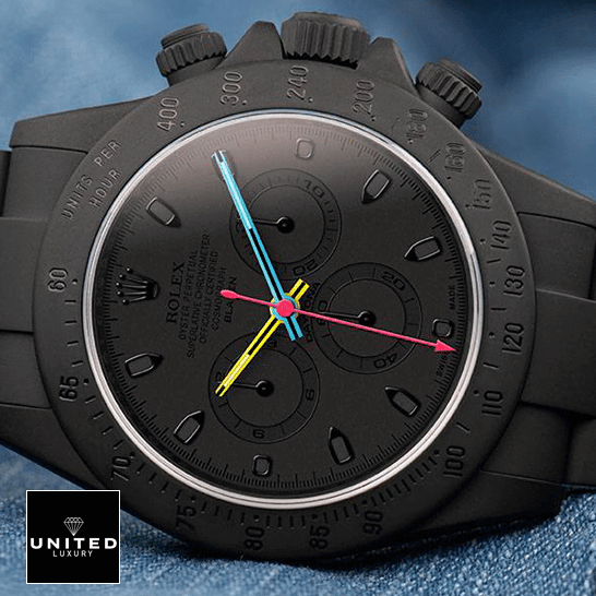Rolex Blaken Daytona Date Black Dial 116520 Replica
