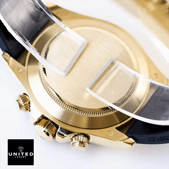 Rolex Cosmograph Daytona 116519LN "Oysterflex" Master Replica 1:1 Rolex Daytona Cosmograph 116518LN-0043 Yellow Gold Case Replica
