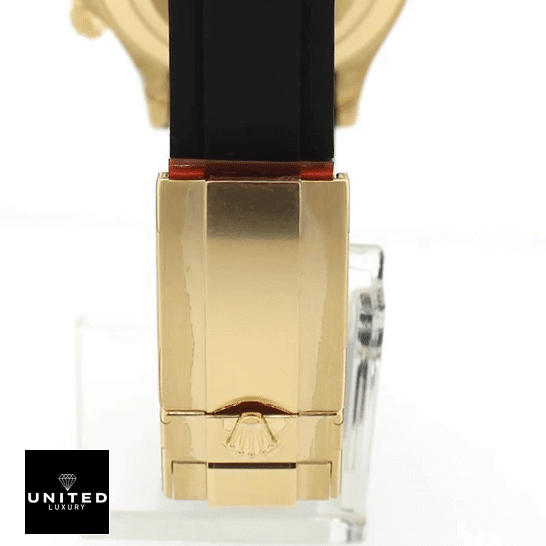 Rolex Cosmograph Daytona 116519LN "Oysterflex" Master Replica 1:1 Rolex Daytona Cosmograph 116518LN-0043 Replica Stainless Steel Fold Clasp on the Rolex Logo