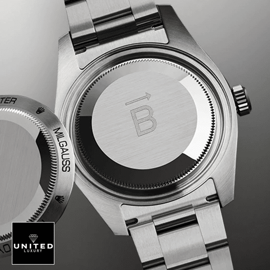 Rolex Milgauss 116400GV "Green Crystal" Exceptional Replica 1:1 Rolex Milgauss M116400GV Stainless Steel Case Oyster Replica